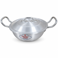 Mastercook 30cm Aluminium Kadai Karahi with Lid & Handles