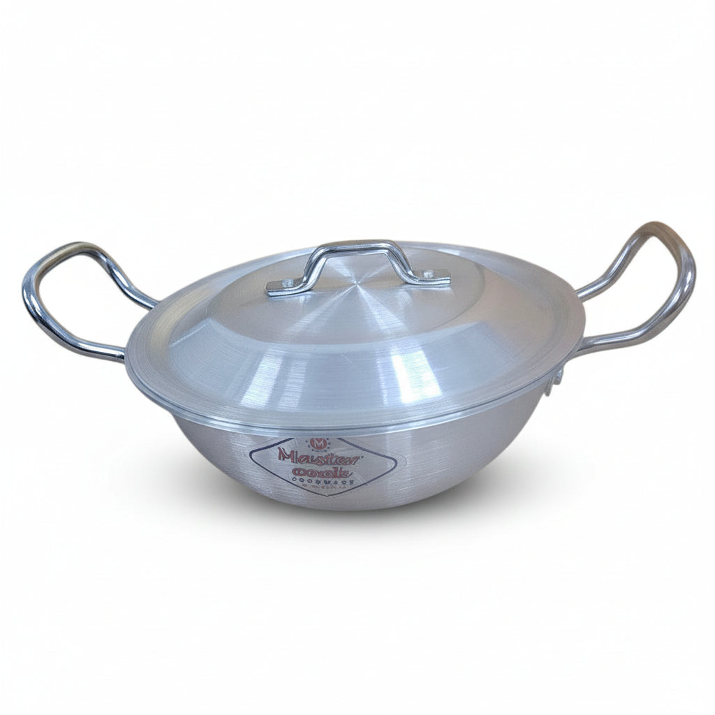 Mastercook Aluminium Karahi with Lid 33cm