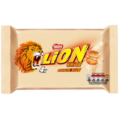 Nestle Lion Bar White Choc 4pk