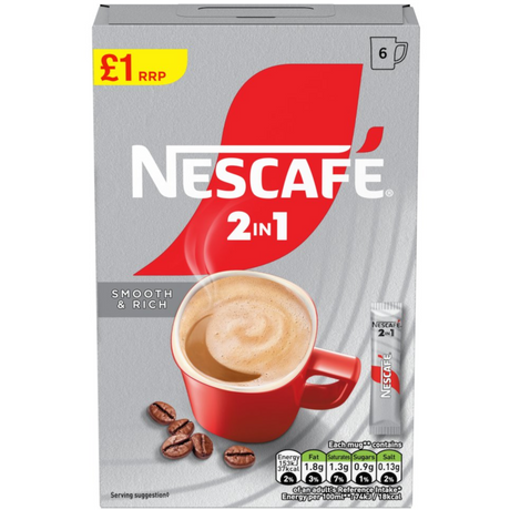 Nescafe 2 in 1 6 Pack