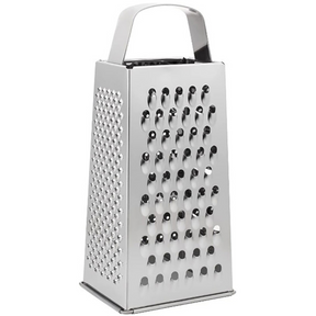 Stainless Steel 4 Sided Grater 9"