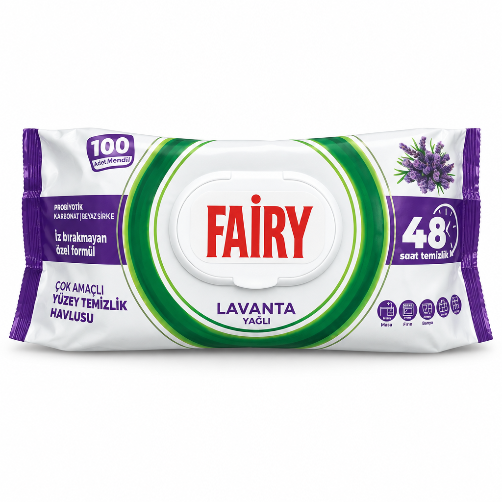 Fairy Lavender Multi Surface Cleaning Wipes 100 Pack