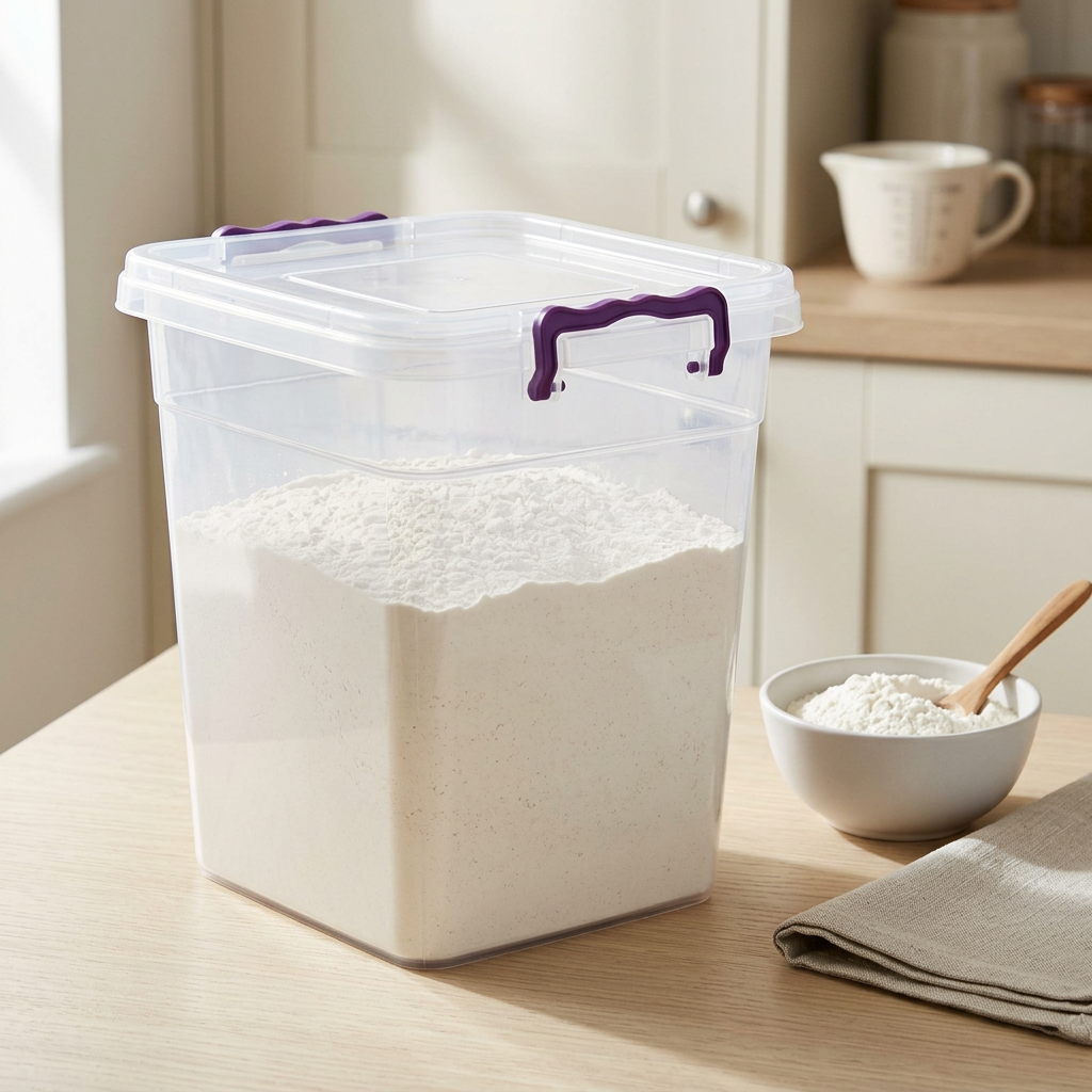 5L Clear Kitchen Storage Container with Lid