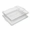Transparent Dish Drainer and Tray