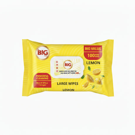 The Big Value Multipurpose Surface Cleaning Wet Wipes 100 Large Wipes