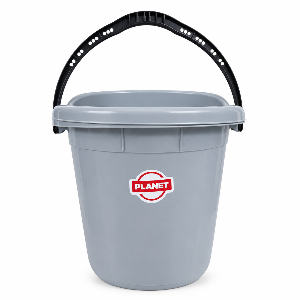 20 Litre Plastic Bucket with Carry Handle Assorted