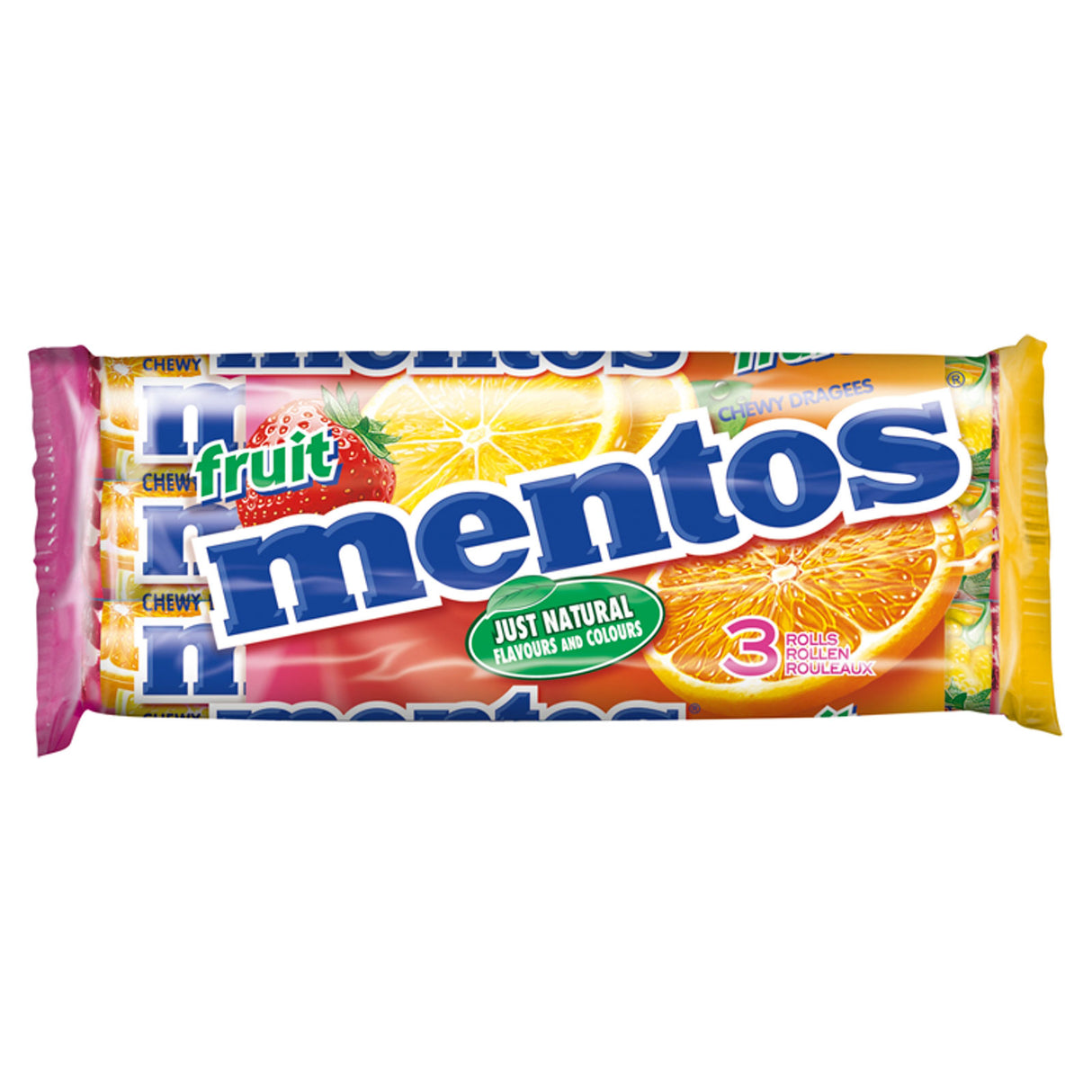 Mentos Fruit 3 Pack