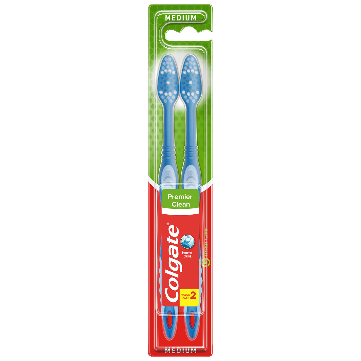 Colgate Toothbrush Premier Clean 2 Pack 