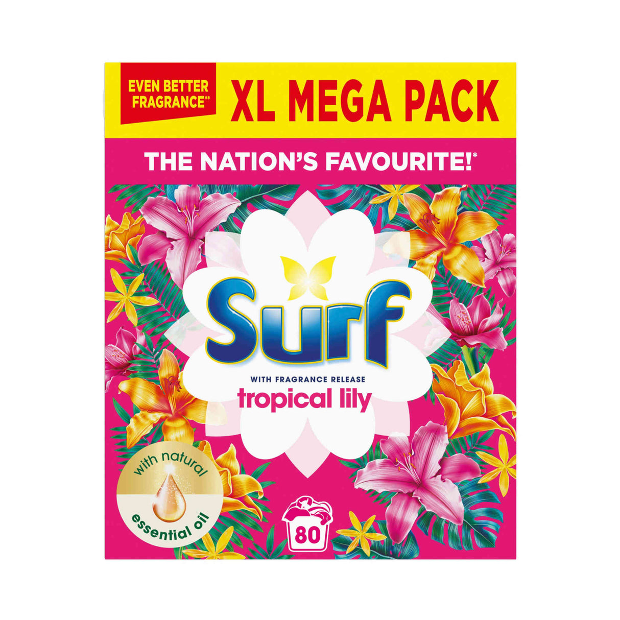 Surf Powder Tropical Lily & Ylang Ylang 80 Wash Wigig 4Kg