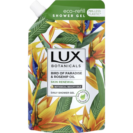 Lux Botanicals Birds of Paradise &amp; Vitamin C Eco-Refill Shower Gel 500ml