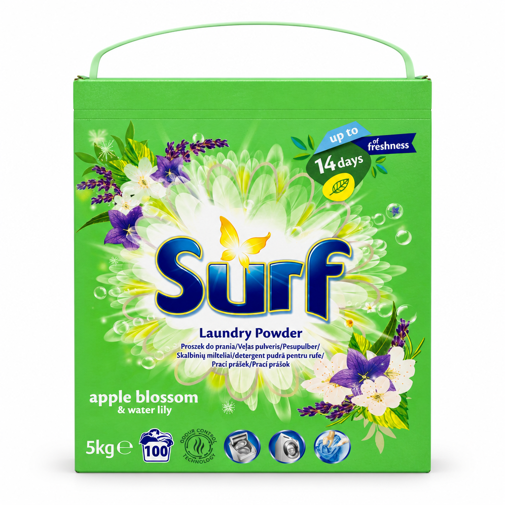Surf Apple Blossom & Water Lily Laundry Powder 5kg 100 Washes