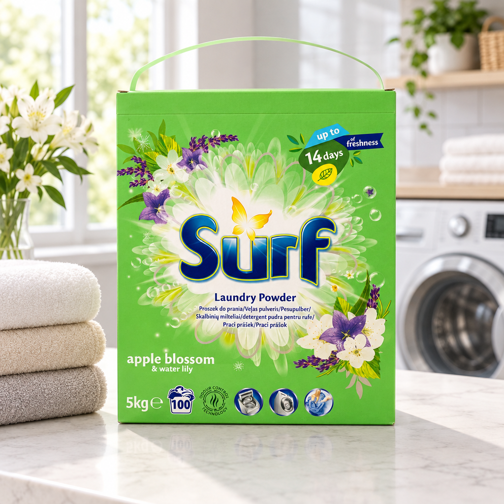 Surf Apple Blossom & Water Lily Laundry Powder 5kg 100 Washes