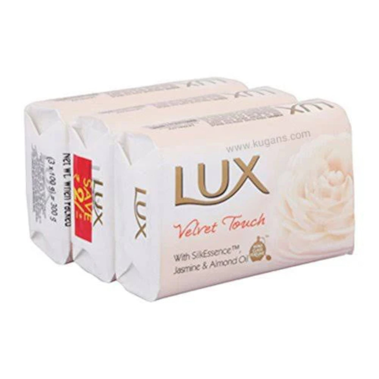 Lux Velvet Touch Bar Soap 3x80g