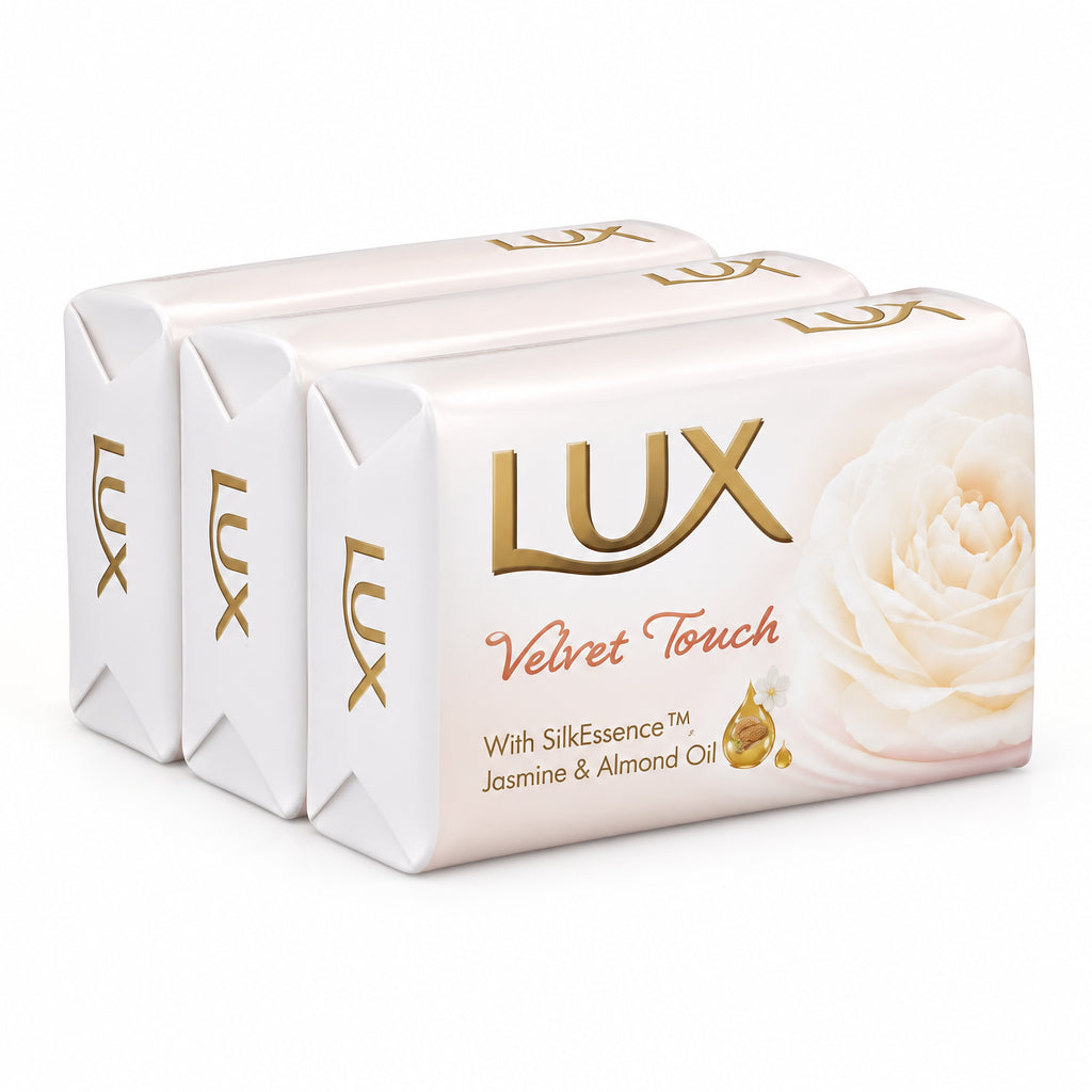 Lux Velvet Touch Bar Soap 3x80g