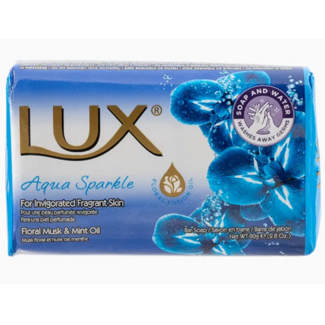 Lux Soap Blue Aqua Sparkle 3 Pack