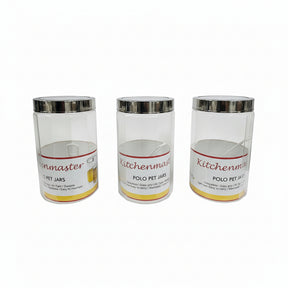 Kitchenmaster Polo Pet Jars 3 Piece Set 1000ml
