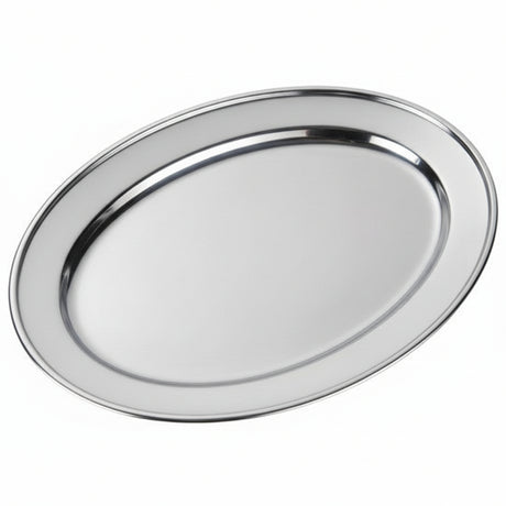 Stainless Steel Oval Tray 40cm