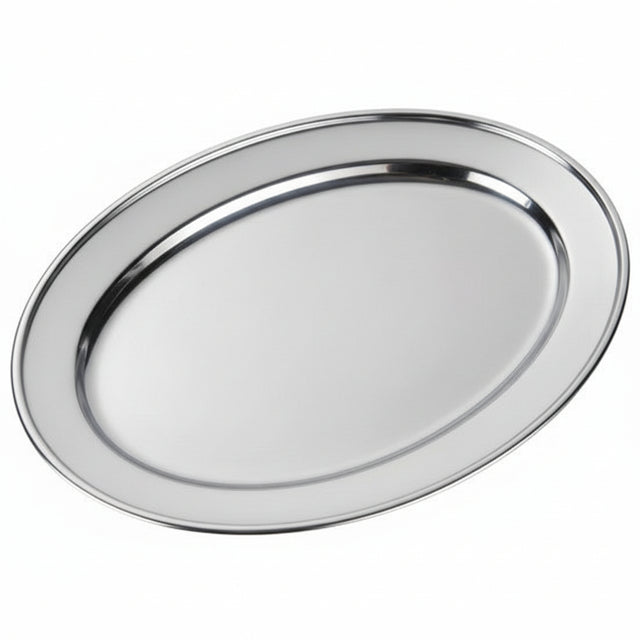 Stainless Steel Oval Tray 40cm