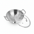 Triply Stainless Steel Kadai 20cm