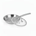 Mastercook Triply Stainless Steel Frypan with Lid 22cm