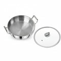 Mastercook 20cm Triply Biryani Pot With Glass Lid