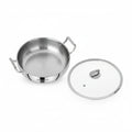 Mastercook 24cm Triply Biryani Pot With Glass Lid