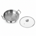 Mastercook 28cm Triply Biryani Pot With Glass Lid