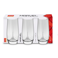 Clear Glass Tumblers 280ml Set of 3
