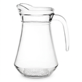 Clear Glass Jug 1 Litre with Handle and Pouring Spout