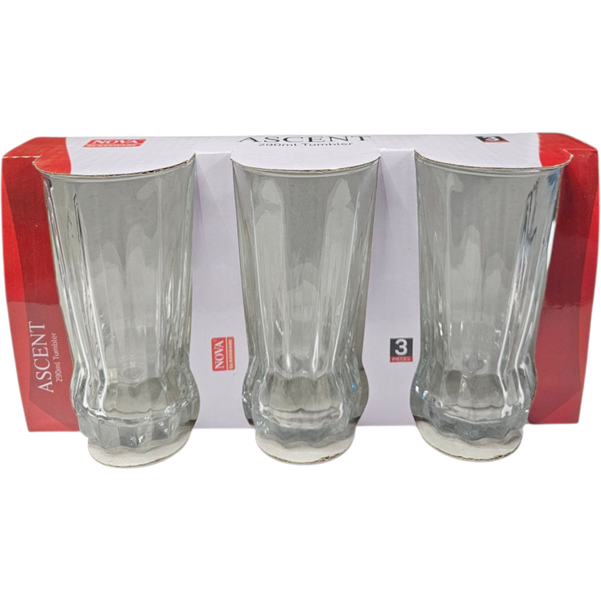 Ascent Tumblers 290ml Large 3 Pack