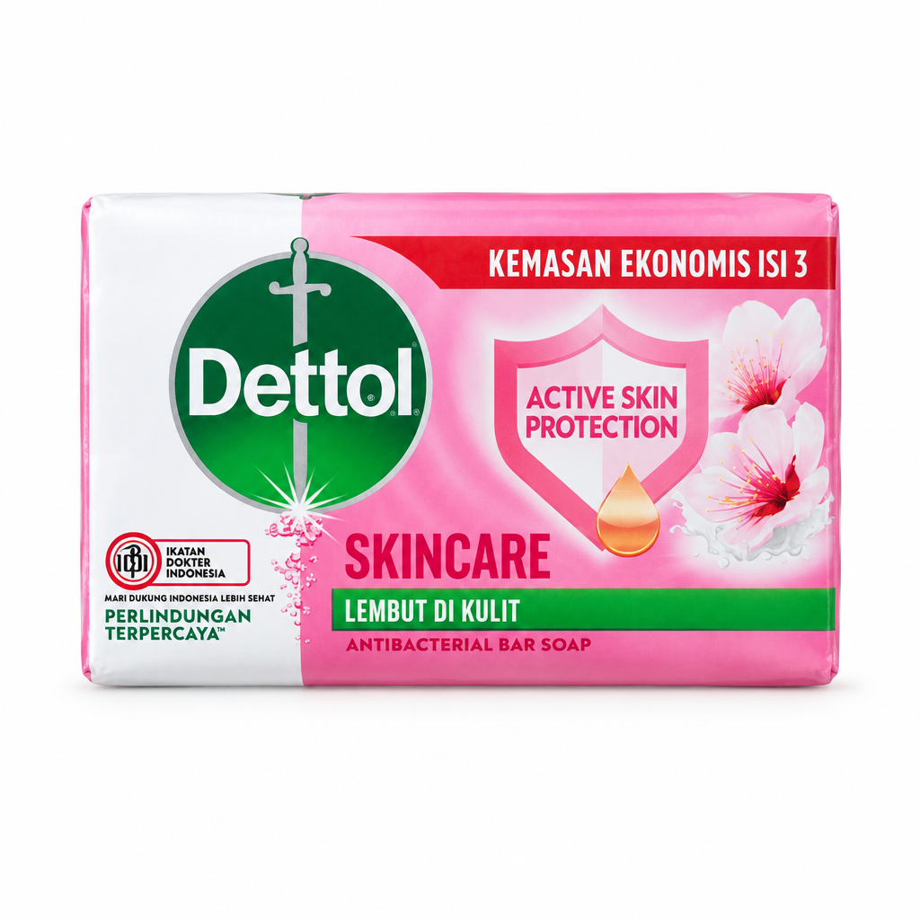 Dettol Skincare Sakura Blossom Antibacterial Bar Soap 4 Pack