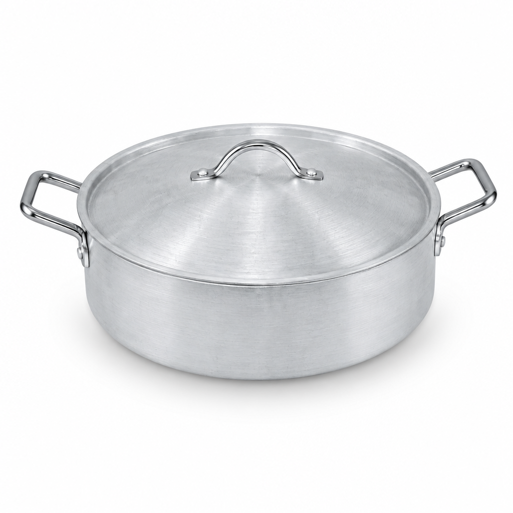 30cm aluminium fish pot