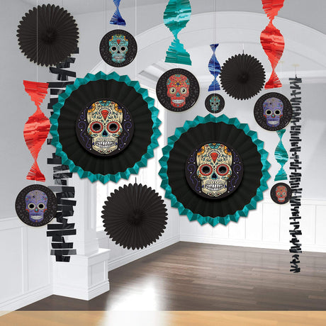 Day of The Dead Decorating Kit Skulls