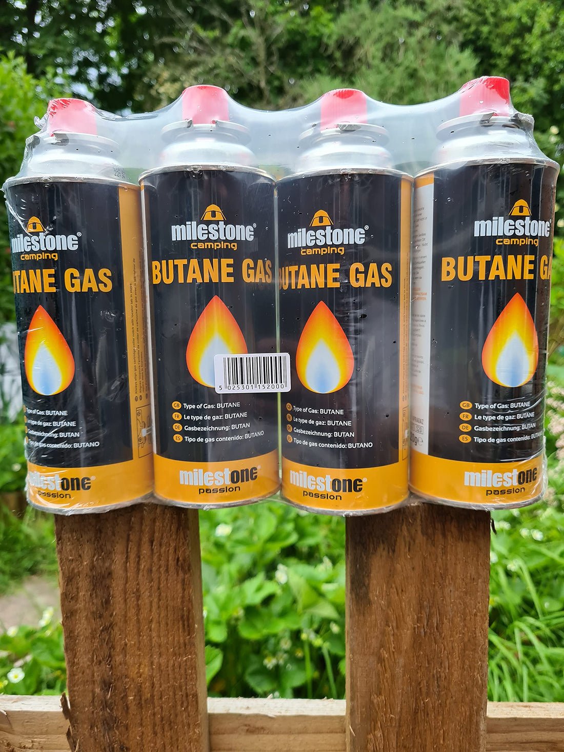 4 Piece Butane Gas Canisters