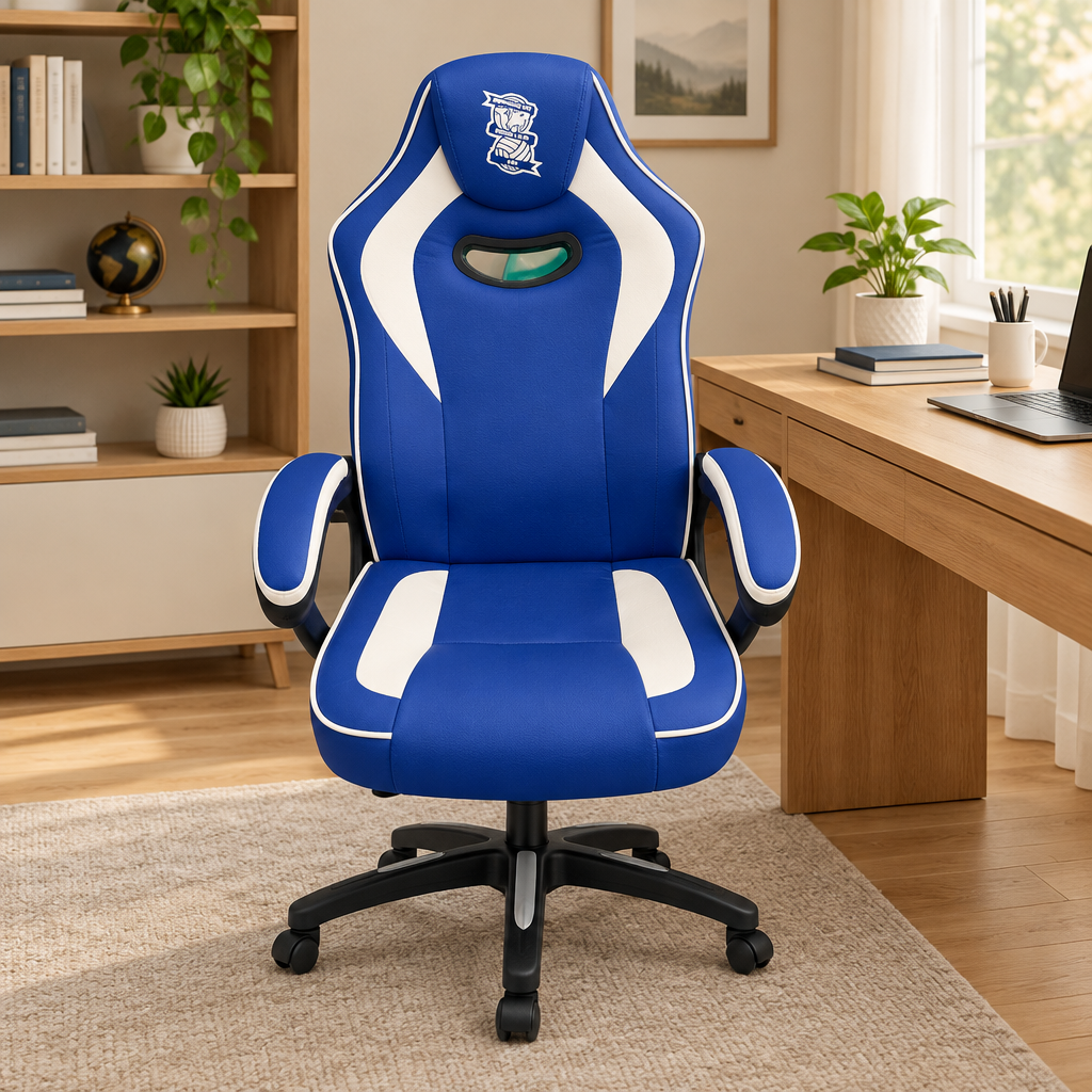 Premium Flag Design High-Back Office Chair with Arms and Wheels lifestyle image Birmingham City