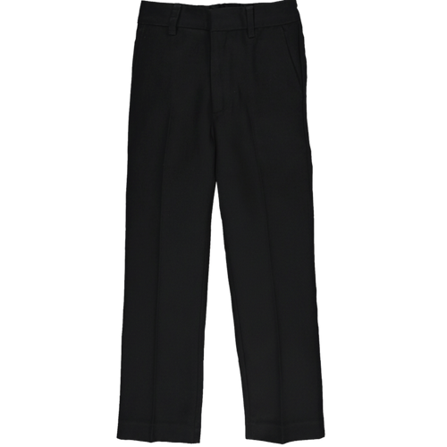 Boys Slim Fit School Trousers 11-12 Years Black 10 Pairs