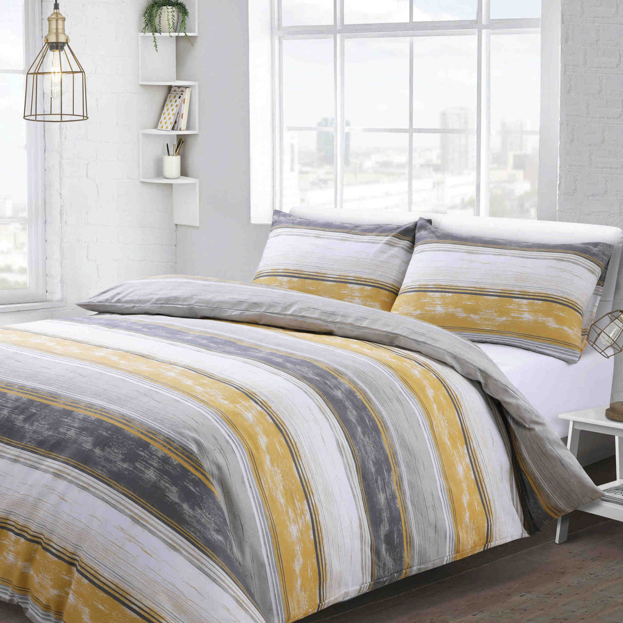 Brooklyn Stripe Duvet Set