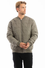 Men's Quilted Bomber Jacket