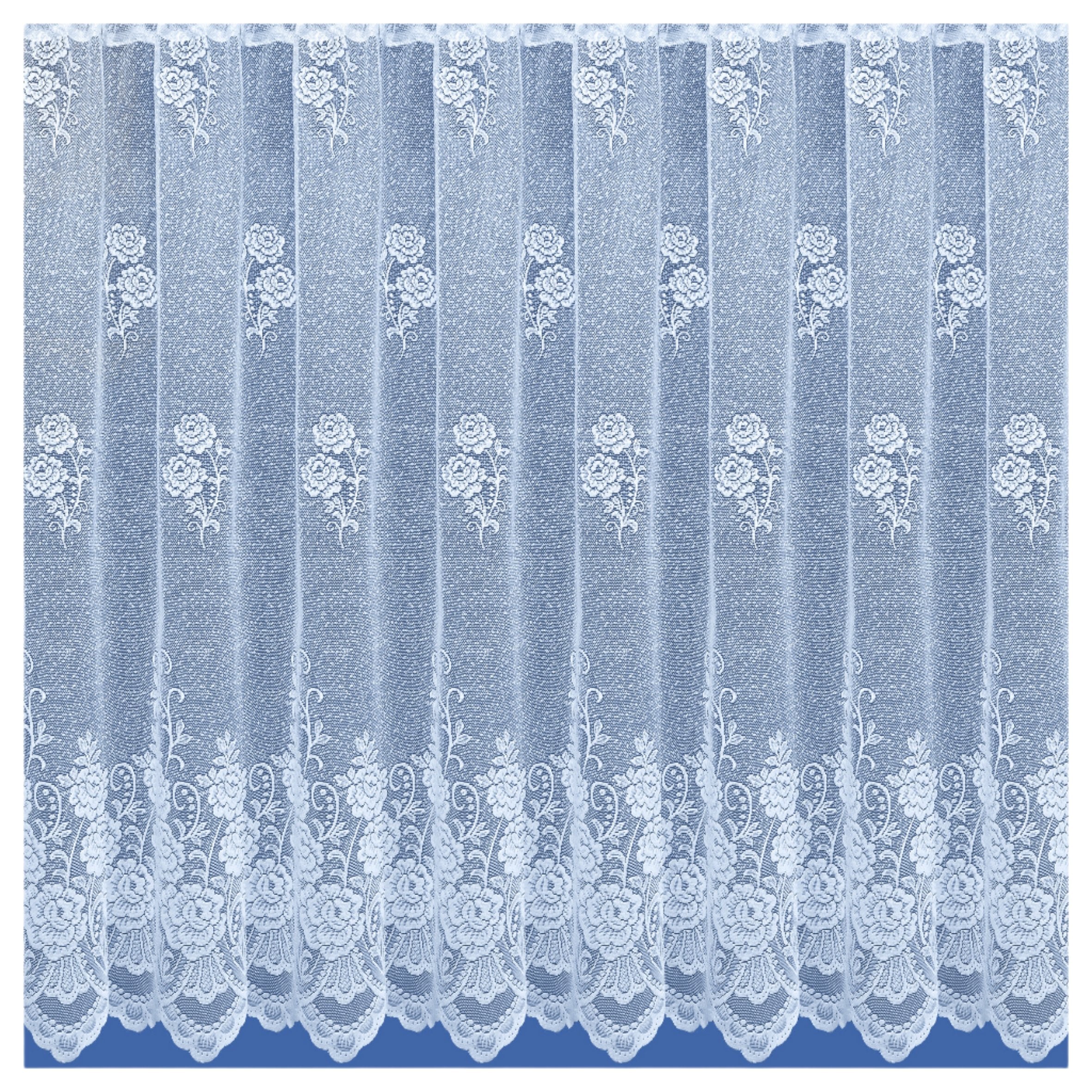 Chicago White Panel Net Curtain – Sheer Voile Curtains