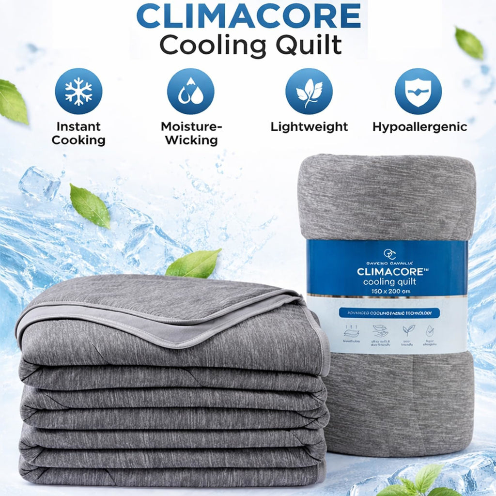 King Cooling Quilt Charcoal (200x220cm)