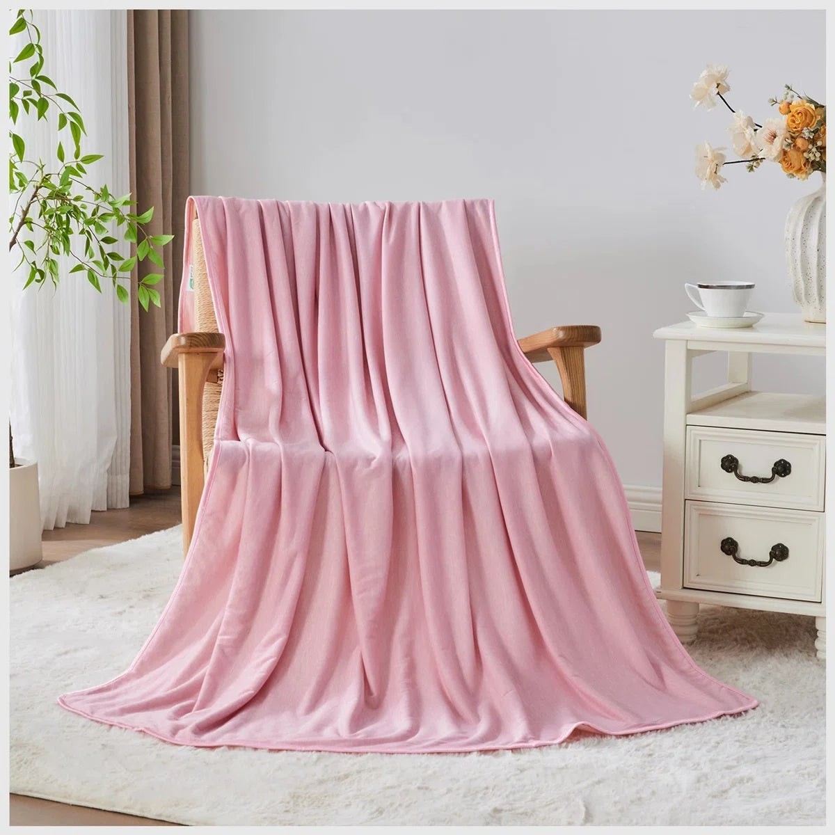 King Cooling Blanket Pink (200x220cm)