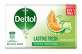 Dettol Lasting Fresh Antibacterial Bar Soap 4 Pack