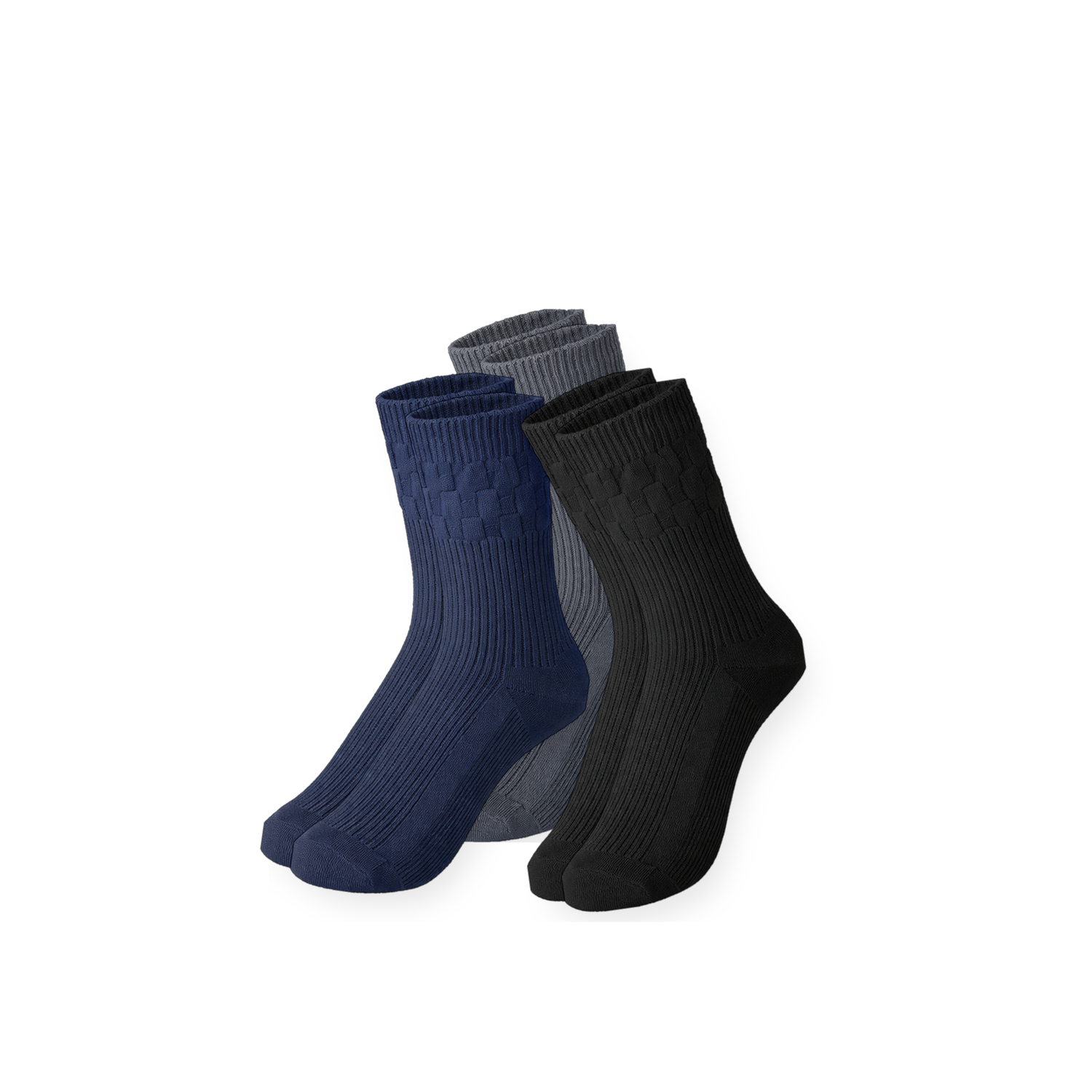 Easytop Cotton Diabetic Socks B/N/G