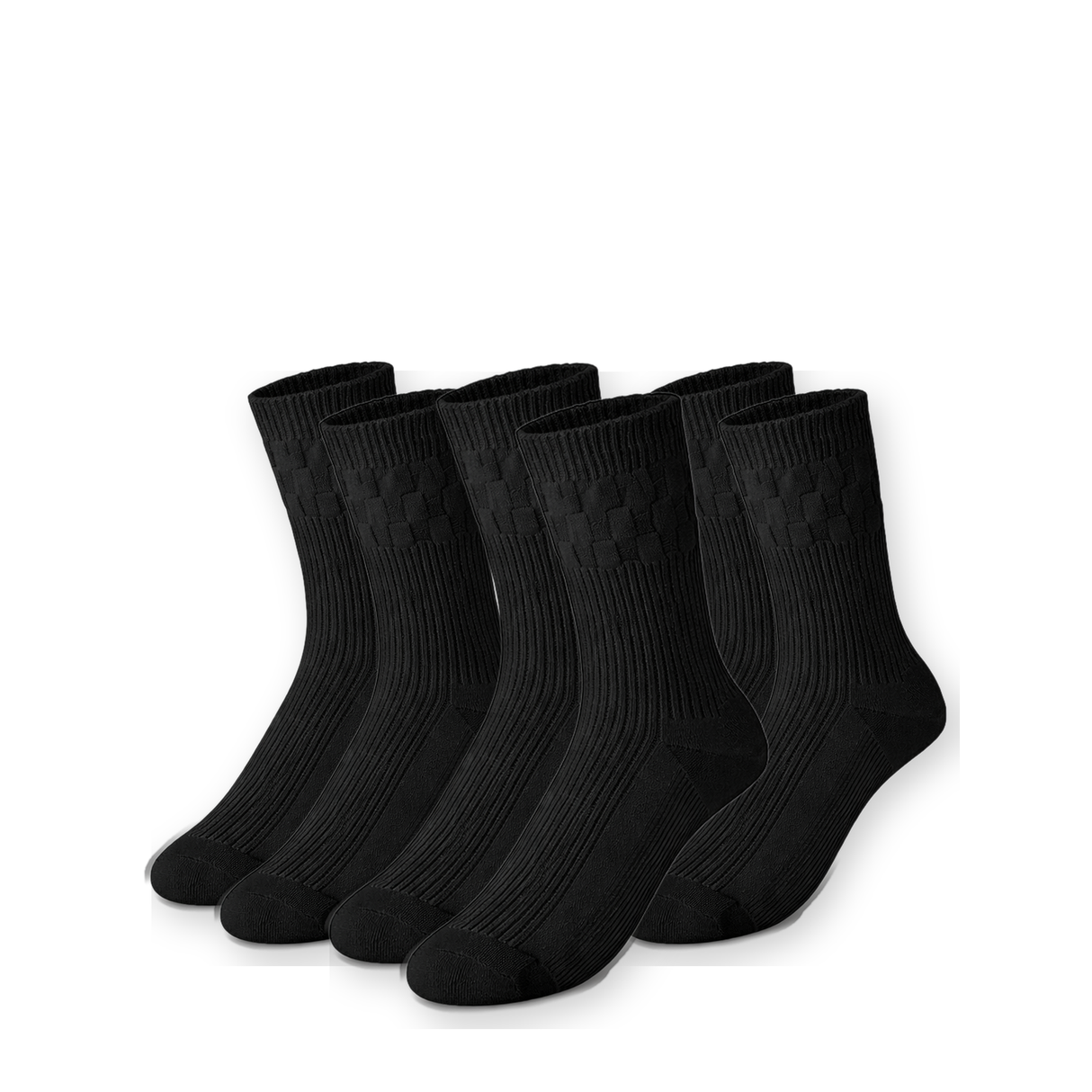 Easytop Cotton Diabetic Socks Black