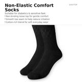 Easytop Cotton Diabetic Socks Black