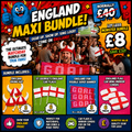 England World Cup Football Fan Maxi Bundle