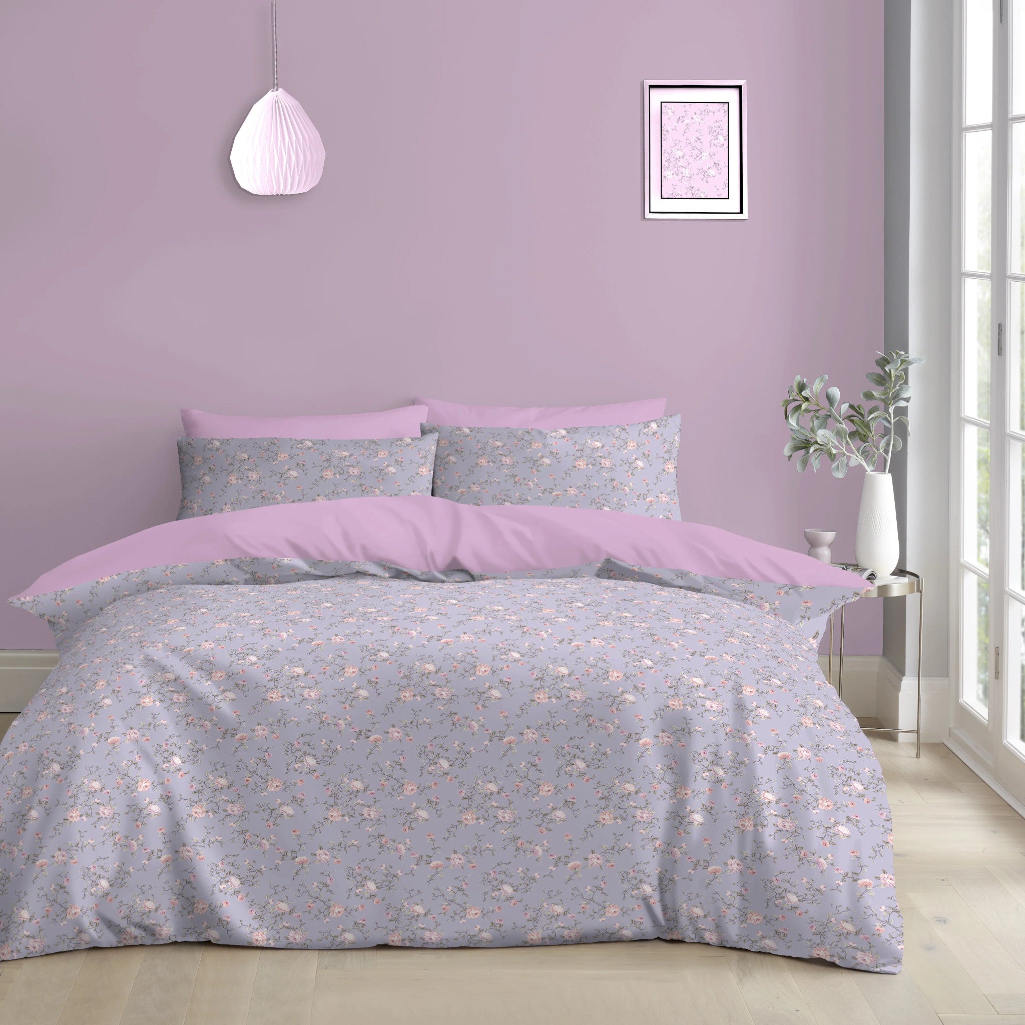 Nest & Rest Everleigh Lilac Complete Bedding Set King