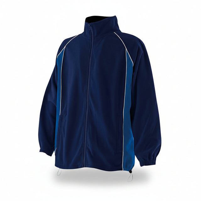 Finden + Hales LV550 Men's Piped Microfleece Navy/Royal/White