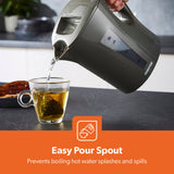 1.7L 'NORDIC GREY' RAPID BOIL ELECTRIC KETTLE