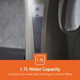 1.7L 'NORDIC GREY' RAPID BOIL ELECTRIC KETTLE